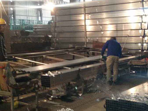 20#六角鋼管車間展示